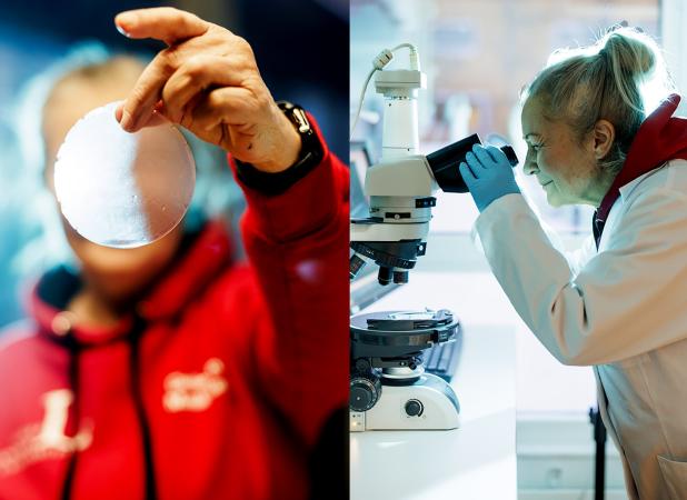 1236x900 kopiera Professor Kristiina Oksman och hennes forskningsgrupp vid Luleå tekniska universitet , har hittat en lösning på problemet, ett nanofiberbaserat plåster ©Johanna Fond