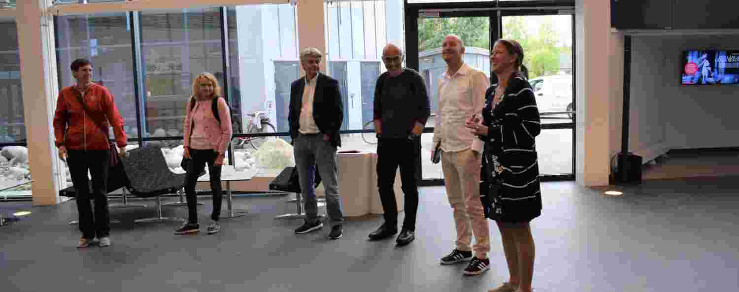 Bild på Swedish Incubators & Science Parks styrelse besök på Piteå Science Park.