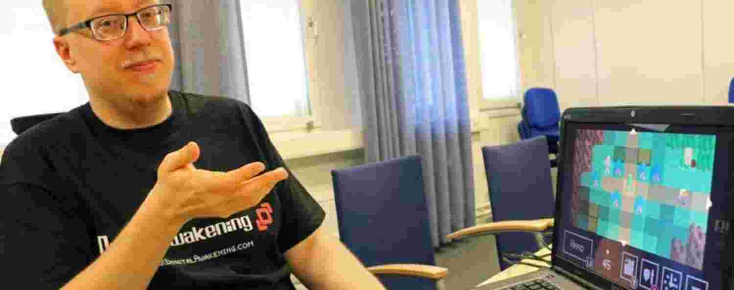 Bild på Magnus Esko, spelutvecklare från Piteå.