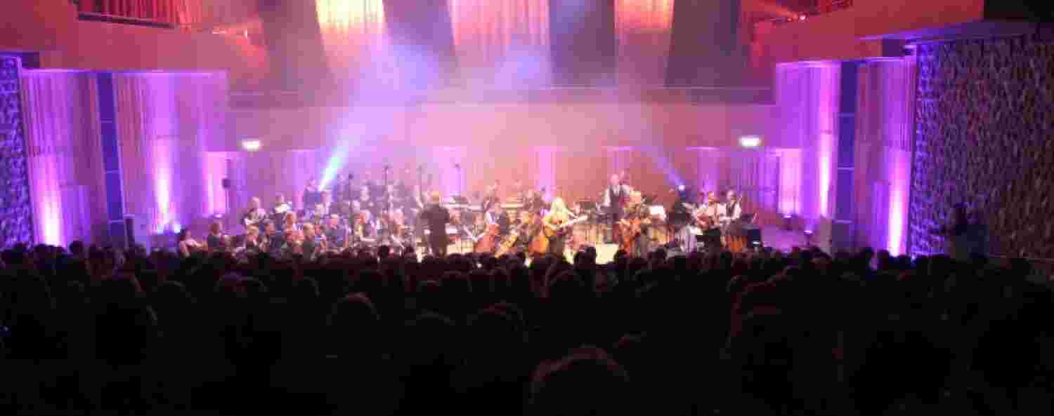 Bild på konsert från stora salen, Studio Acusticum.