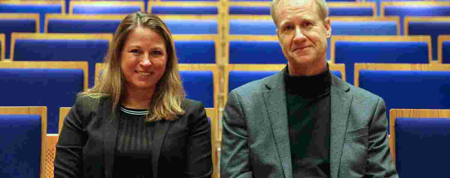 Bild på Helena Karlberg och Jan Jonsson.
