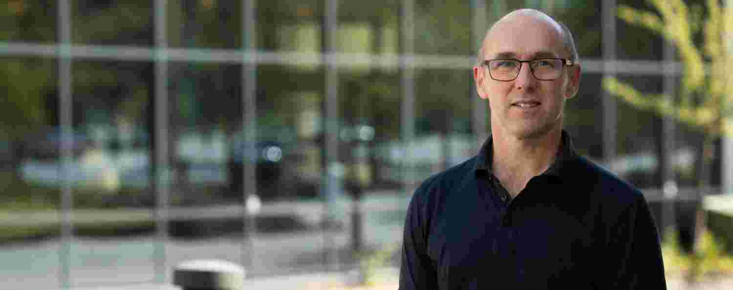 Henrik Bucht, vd Piteå Science Park utanför Acusticumhuset