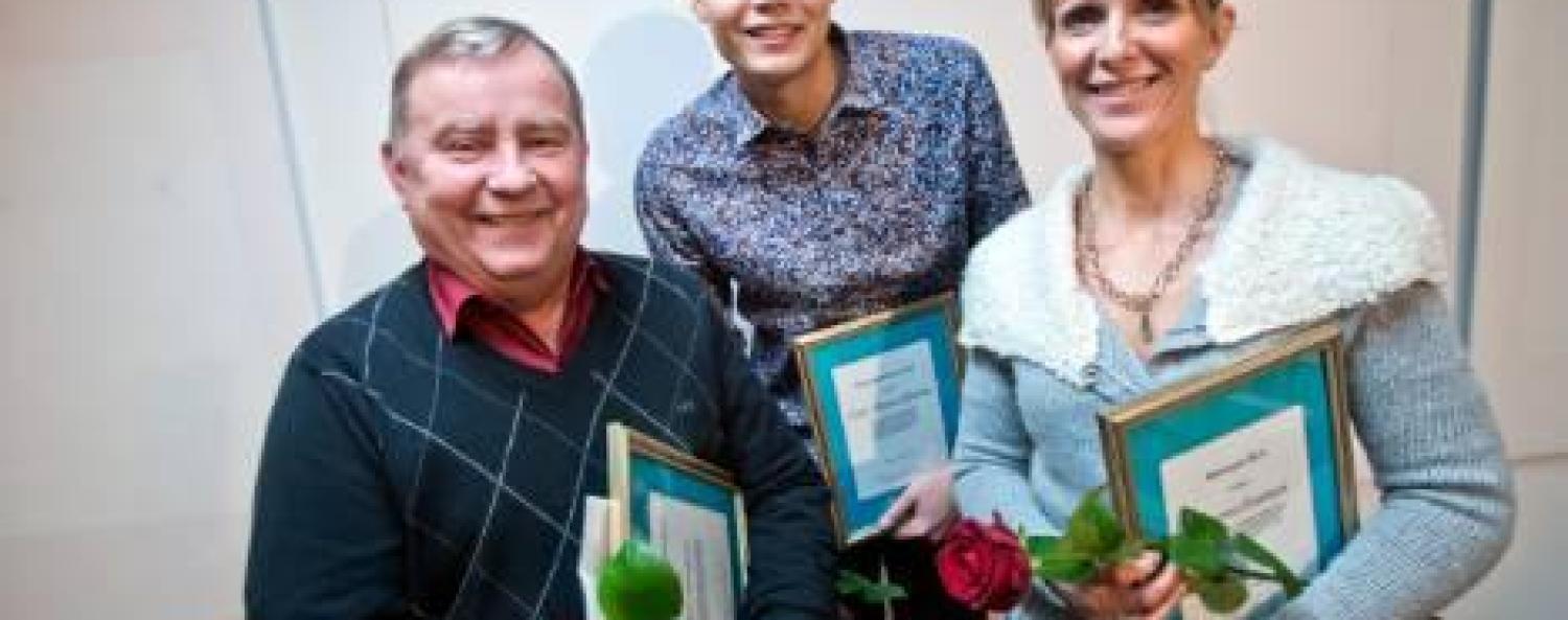 kulturstipendiater.jpg Bild på kulturstipendiaterna Jan, Kalle och Susanna.