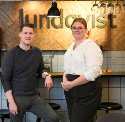 Samuel Holmström och Felicia Lindberg, Lundqvist Trävaru.