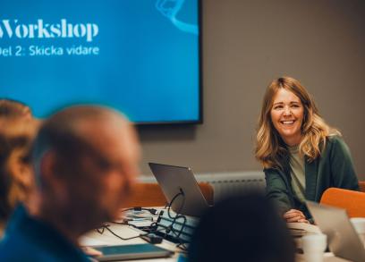 Malin Hollström, projektledare Piteå Science Park, som driver arbetet med Kompetensacceleratorn