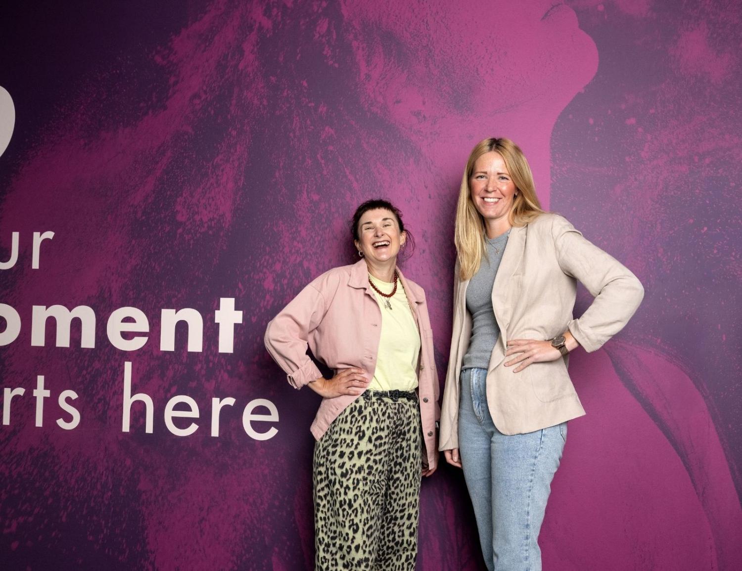 North Creative Nodes team Fredrika Johansson och Malin Hollström