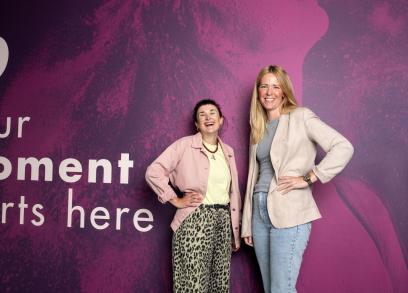 North Creative Nodes team Fredrika Johansson och Malin Hollström