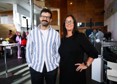 Simon Strandberg och Katarina Selin Kulturkraft width= Simon Strandberg, näringslivschef Piteå kommun och Katarina Selin projektledare Kulturkraft Piteå Science Park.