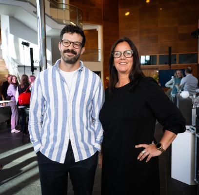 Simon Strandberg och Katarina Selin Kulturkraft width= Simon Strandberg, näringslivschef Piteå kommun och Katarina Selin projektledare Kulturkraft Piteå Science Park.