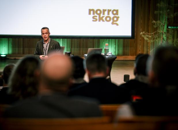 Patrik Jonsson, chef skog och virke Norra Skog BIOBASE 2026 ©Johanna Fond