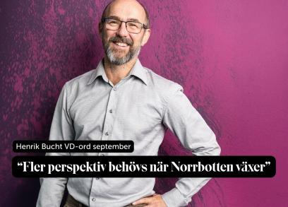 Vd Piteå science Park Henrik Bucht width= Henrik Bucht, vd Piteå Science Park