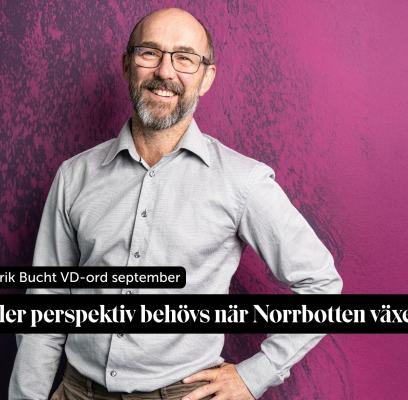 Vd Piteå science Park Henrik Bucht width= Henrik Bucht, vd Piteå Science Park
