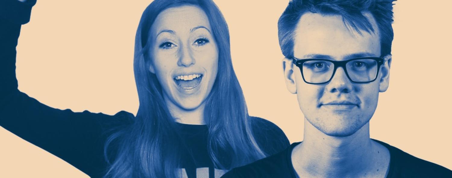 Youtubers-930x450.jpg Bild på Ella Grundel och Ludwig Källén.